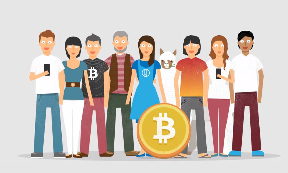 People using Bitcoin
